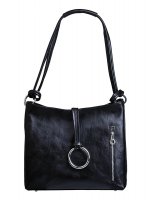 D�msk� ko�en� kabelka p�es rameno 095 �ern�, IL GIGLIO