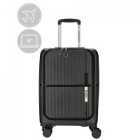 Kabinov� kufr s vykl�p�c� kapsou Tokyo 55 x 35 x 20 cm - 35 L �ern� 21003-50, ENRICO BENETTI