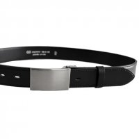 P�nsk� ko�en� spole�ensk� opasek s plnou sponou 35-020-2PS-60 �ern�, Penny Belts