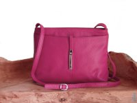 Ko�en� mal� kabelka p�es rameno 5085 r��ov� - fuxia, MAXFLY