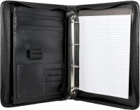 Spisovka s krou�kovou vazbou 5095 �ern�, dn-lederwaren