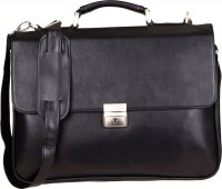 P�nsk� pracovn� aktovka �ern� 5377-01, dn-lederwaren