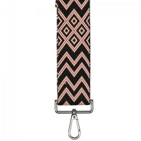 N�hradn� popruh na kabelku 88002-391 �erno - r��ov� - posledn� kus, ENRICO BENETTI