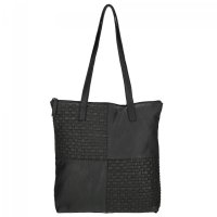 Propl�tan� ko�en� kabelka Sicily 89032-001 �ern�, ENRICO BENETTI