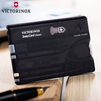 SwissCard Victorinox Classic, transparentn� �ern� 0.7133.T3, VICTORINOX
