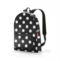 D�msk� skl�dac� batoh mini maxi rucksack dots white AP7073, Reisenthel