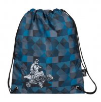 Sportovn� vak se �ty�kolkou shoes galaxy 7 f black/blue/grey posledn� kus, Bagmaster