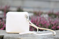 Mal� d�msk� ko�en� kabelka 133 b�ov� - smetanov�  - posledn� kus, IL GIGLIO