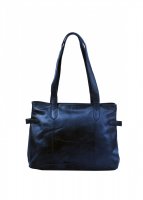 D�msk� velk� ko�en� kabelka LA-1631 �ern�, LederArt