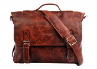 Ko�en� aktovka  LA-104 hn�d�, LederArt