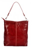 Velk� ko�en� d�msk� kabelka 307 �erven�, IL GIGLIO