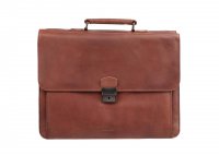 P�nsk� ko�en� aktovka na notebook 17" 17501 hn�d� 2 jakost, Old West