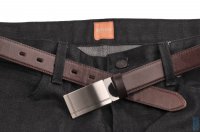 Ko�en� p�sek spole�ensk� 30-020-5PS-40 tmav� hn�d�, Penny Belts