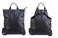 Ko�en� �ern� batoh LA-115, LederArt