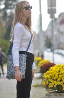 Kabelka p�es rameno Shoulderbag S viola celeste HY4090, Reisenthel