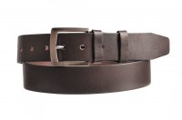 P�nsk� ko�en� opasek 25-40 tmav� hn�d�, Penny Belts