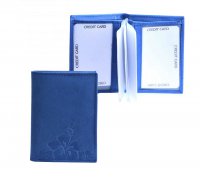 D�msk� pouzdro na karty a doklady 7117 modr�, HJP