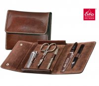 Luxusn� ru�n� vyr�b�n� ko�en� manik�ra sada 9445 hn�d�, Erbe Solingen