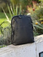 D�msk� ko�en� batoh LA-1060 �ern�, LederArt