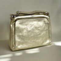 Ko�en� crossbody kabelka 5542 zlat�, MAXFLY