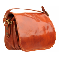 D�msk� ko�en� crossbody kabelka 0588 sv�tle hn�d�, IL GIGLIO
