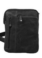 Ko�en� p�nsk� ta�ka p�es rameno LA-111 �ern�, LederArt