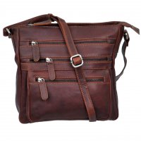 Kabelka p�es rameno LA-1745 hn�d�, LederArt