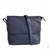 Ko�en� mal� kabelka p�es rameno LB-204 tmav� modr�, New bags leather