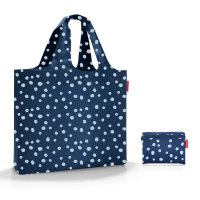 Velk� cestovn� a pl�ov� ta�ka Mini maxi beachbag spots navy AA4044 - posledn� kus, Reisenthel