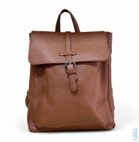 Ko�en� batoh d�msk� 6007 hn�d� cognac, MAXFLY