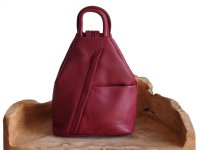 D�msk� ko�en� batoh ET-0139 tmav� �erven� - posledn� kus, Estelle