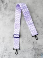 N�hradn� popruh na kabelku 88002-014 b�lo - fialov�, ENRICO BENETTI