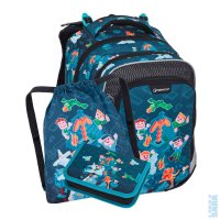 Mal� set LUMI 24 E modr� (batoh + pen�l + s��ek), Bagmaster