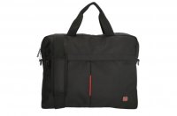 Velk� p�nsk� textiln� aktovka �ern� 47184-001, ENRICO BENETTI